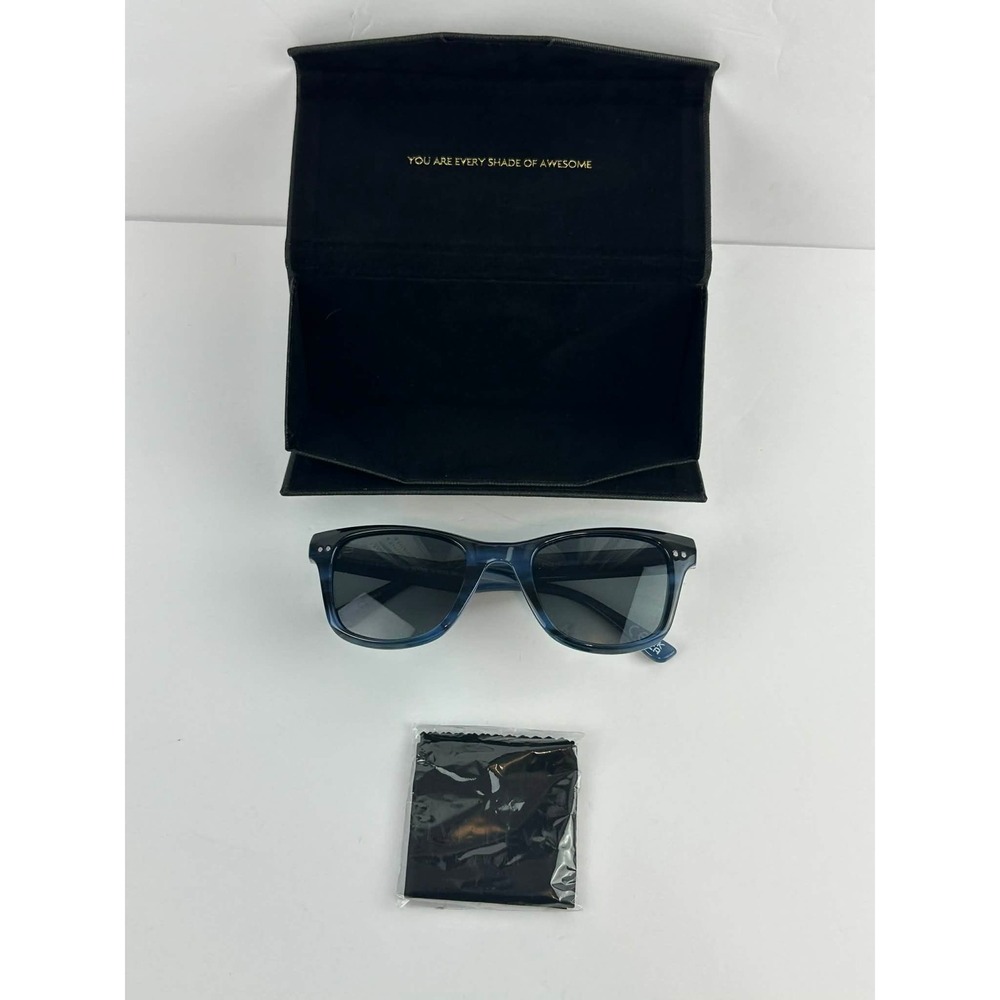 Privé Revaux Minimalist Blue Polarized Sunglasses Unisex Adults One Size